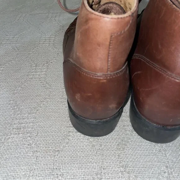 Ariat We Men’s Weaved Bootie Size 8.5 B Brown Leather Going Out Party Fun - Picture 11 of 12